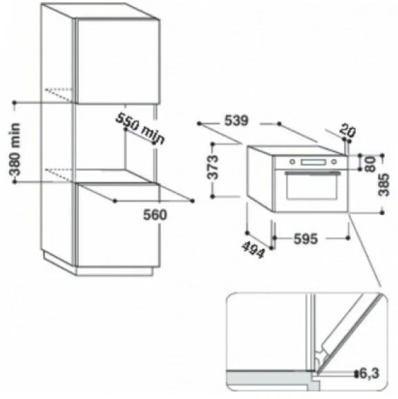 Микроволновая печь Whirlpool AMW 730 IX